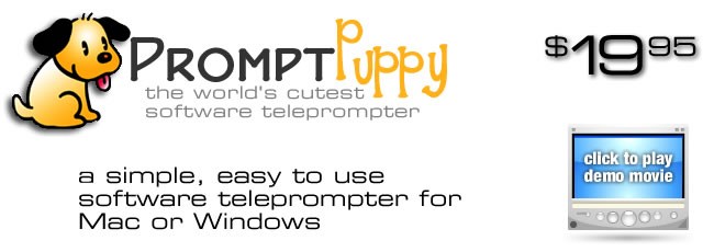 teleprompter software demo video